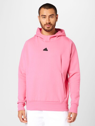 rozā ADIDAS SPORTSWEAR Sportiska tipa džemperis 'New Z.N.E. Premium': no priekšpuses