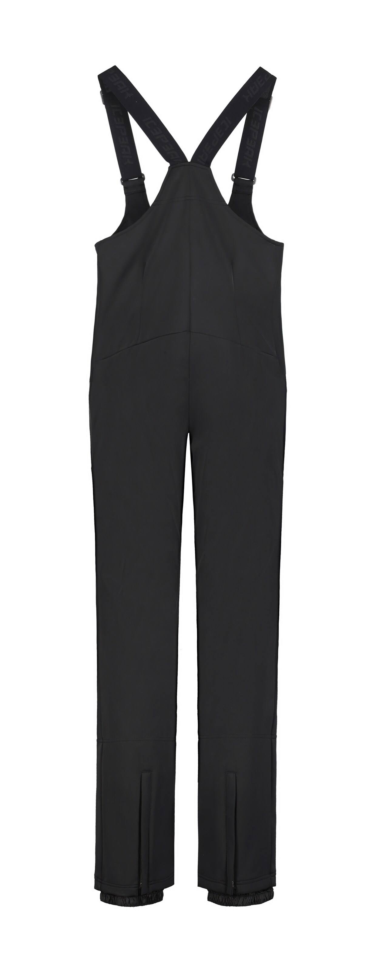 ICEPEAK Regular Athletic Pants in Black: front