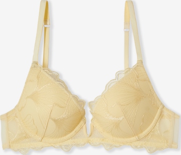 ETAM Push-up BH 'Prelude' in Beige: voorkant