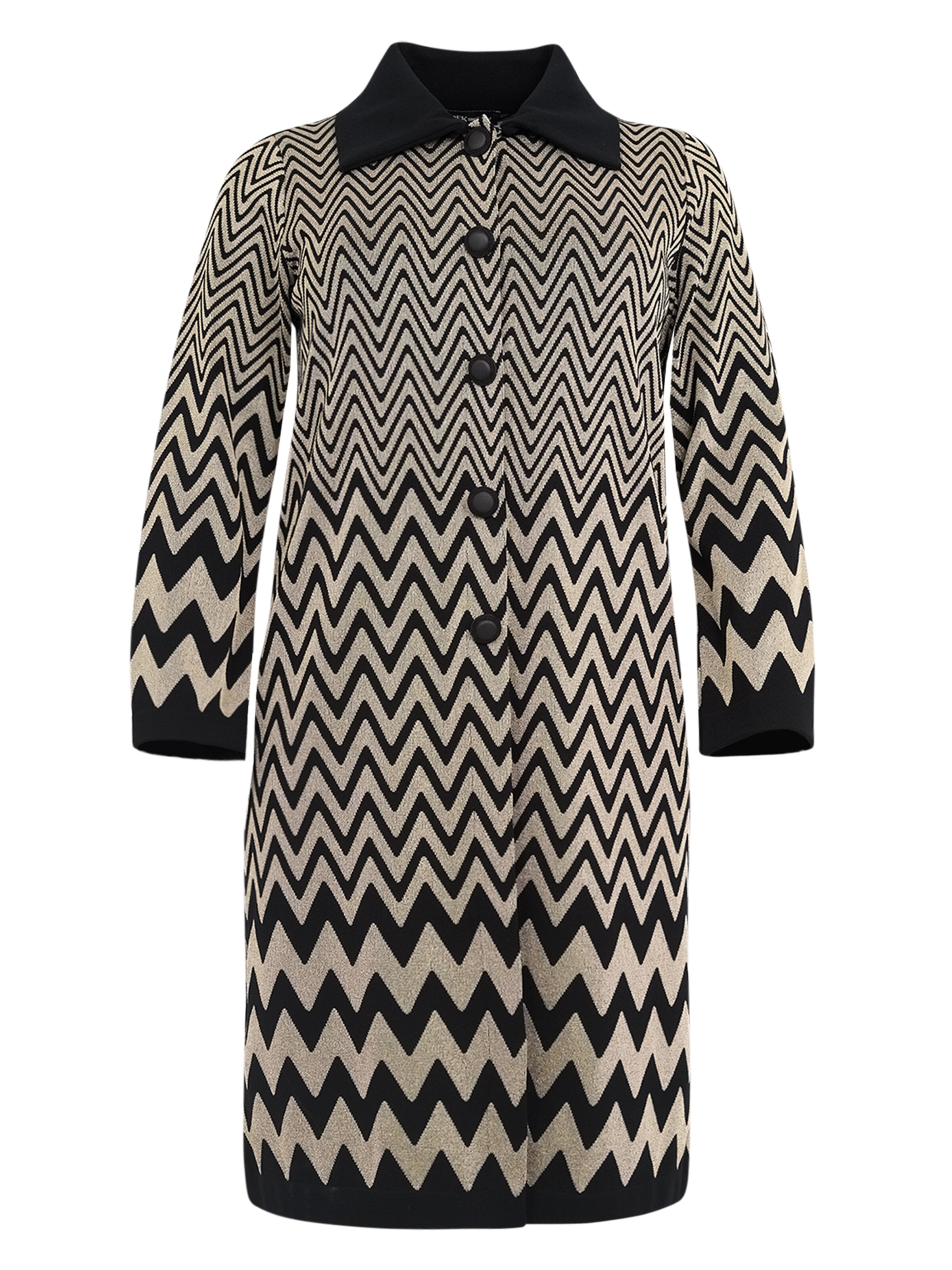 YOEK Knit cardigan in Black: front