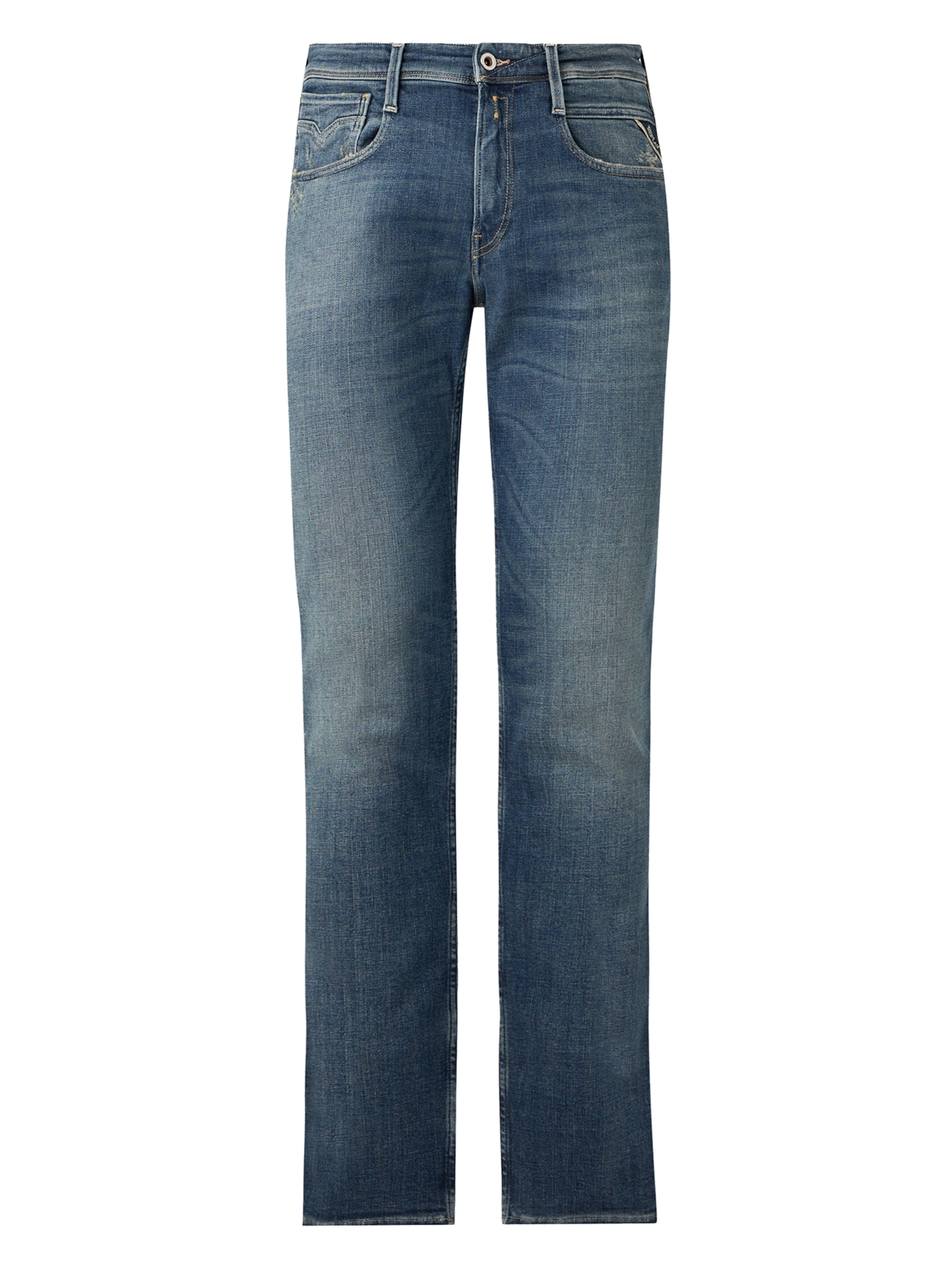 REPLAY - regular Vaquero 'ANBASS' en azul: frente