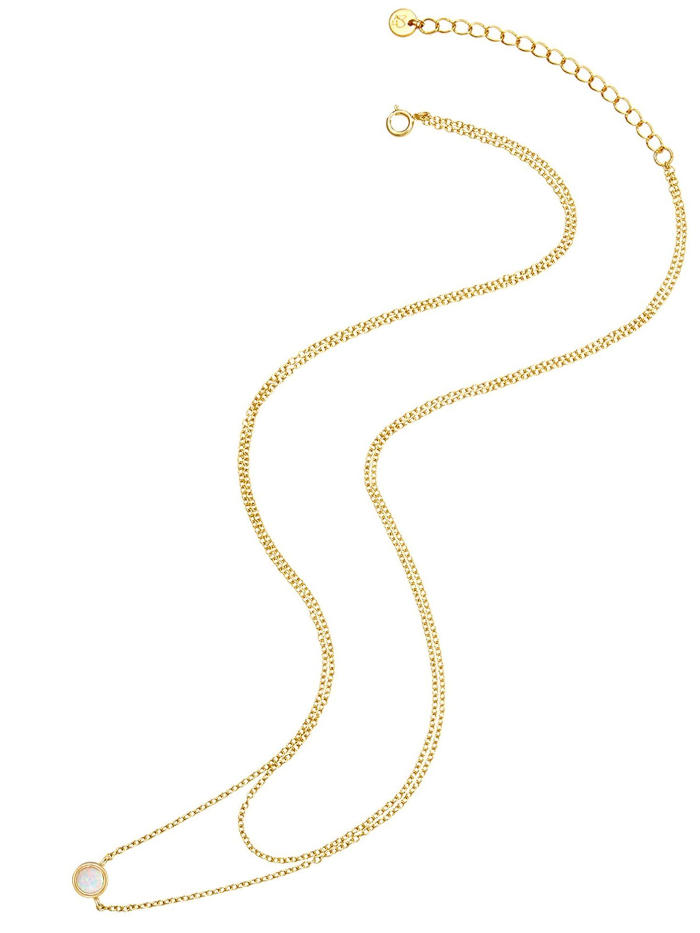 Glanzstücke München Ketting in Goud: voorkant