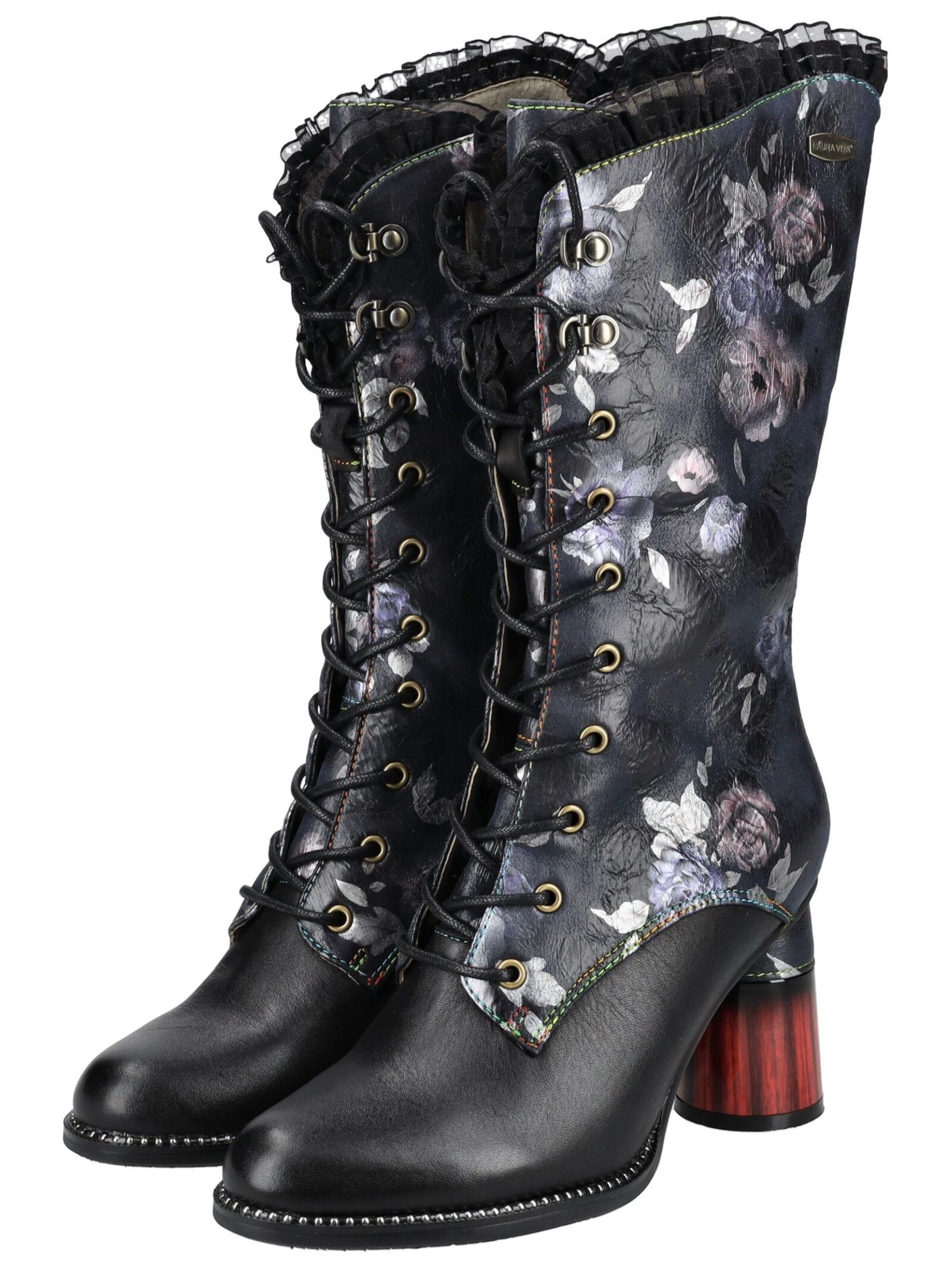 Laura Vita Stiefel in Schwarz