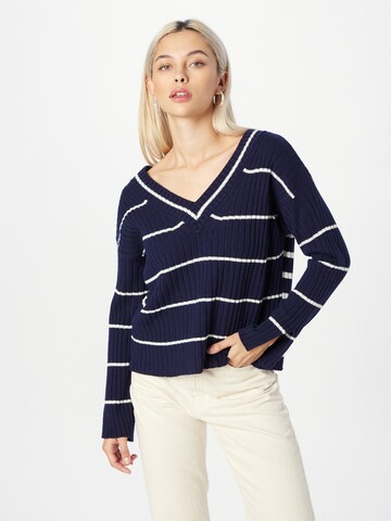 UNITED COLORS OF BENETTON Sweater in Blue: front