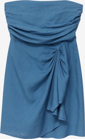 Pull&Bear Summer Dress in Blue: front