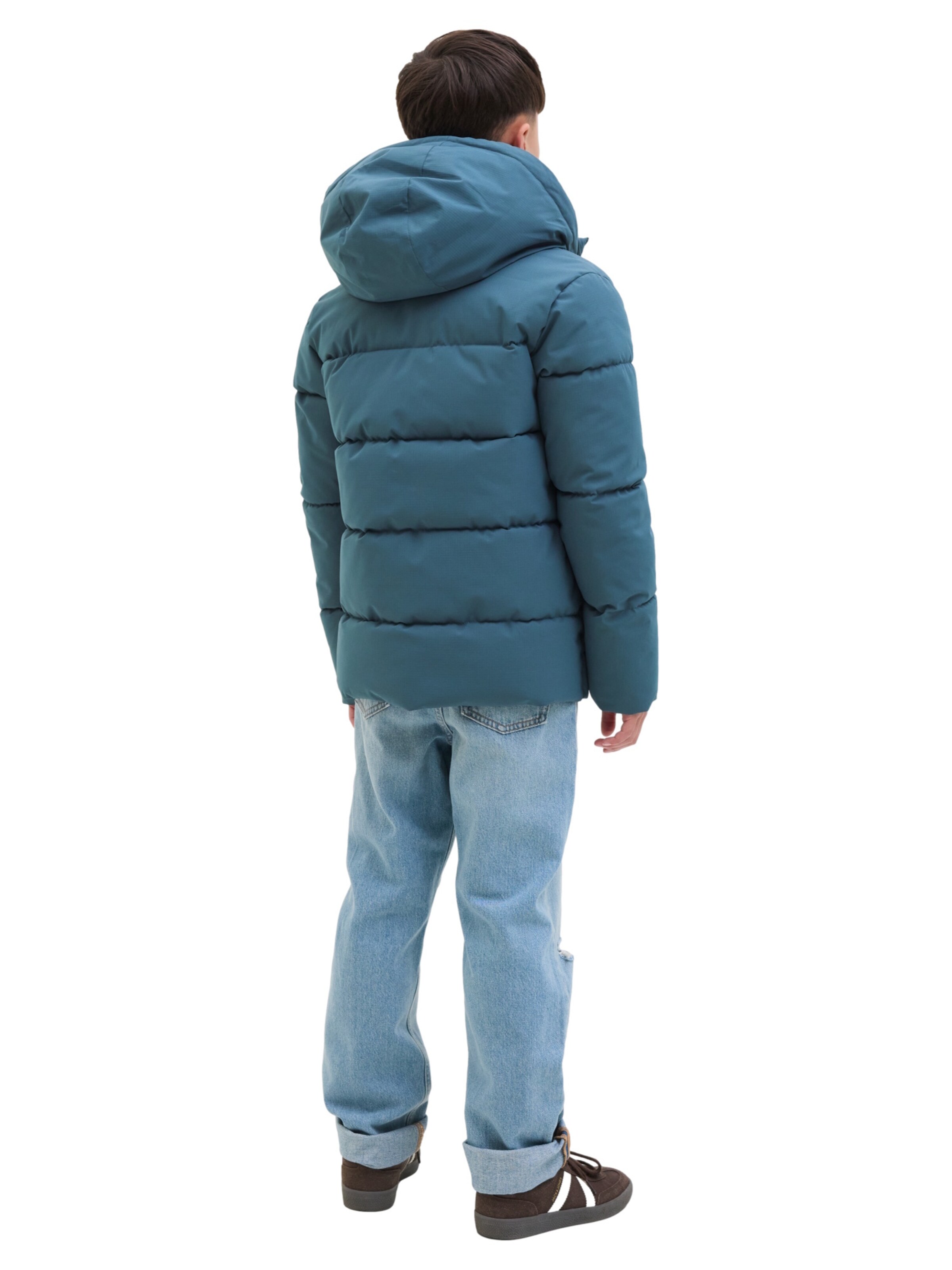 Veste d’hiver 'Global' Jack & Jones Junior en bleu