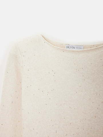 Pull-over 'Pullover' Dilvin en blanc