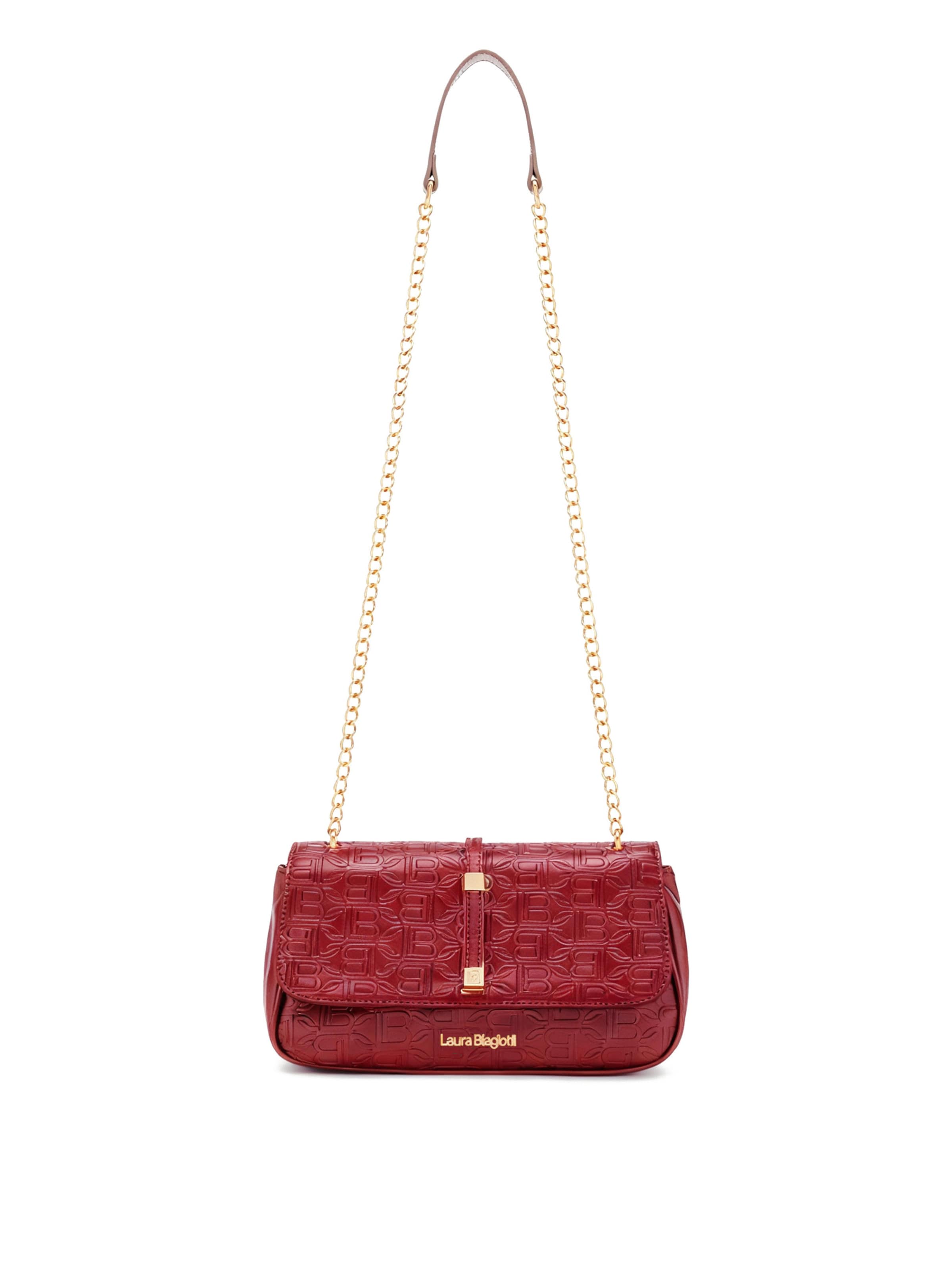 Borsa a tracolla 'Arcade 3' di Laura Biagiotti in rosso