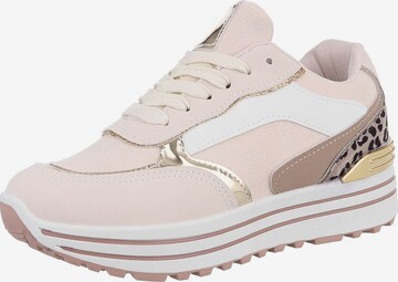 Ital-Design Sneaker in Beige: Vorderseite