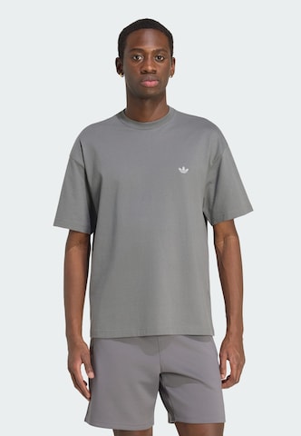 ADIDAS ORIGINALS - Camiseta 'Trefoil Essentials' en gris: frente