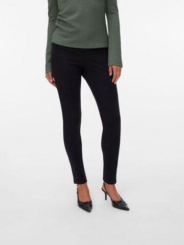 VERO MODA - Skinny Leggings en negro: frente
