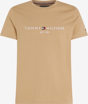 Coupe regular T-Shirt TOMMY HILFIGER en beige : devant