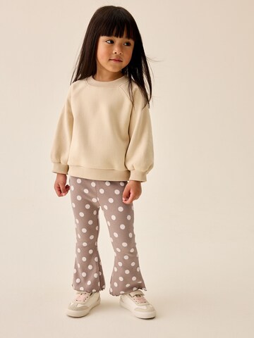 Next Flared Leggings in Beige