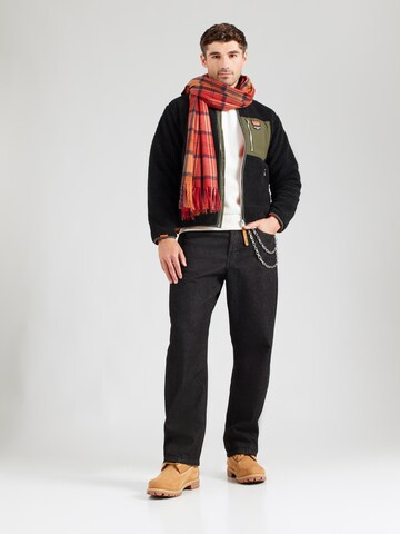 Superdry Fleece jas in Blauw