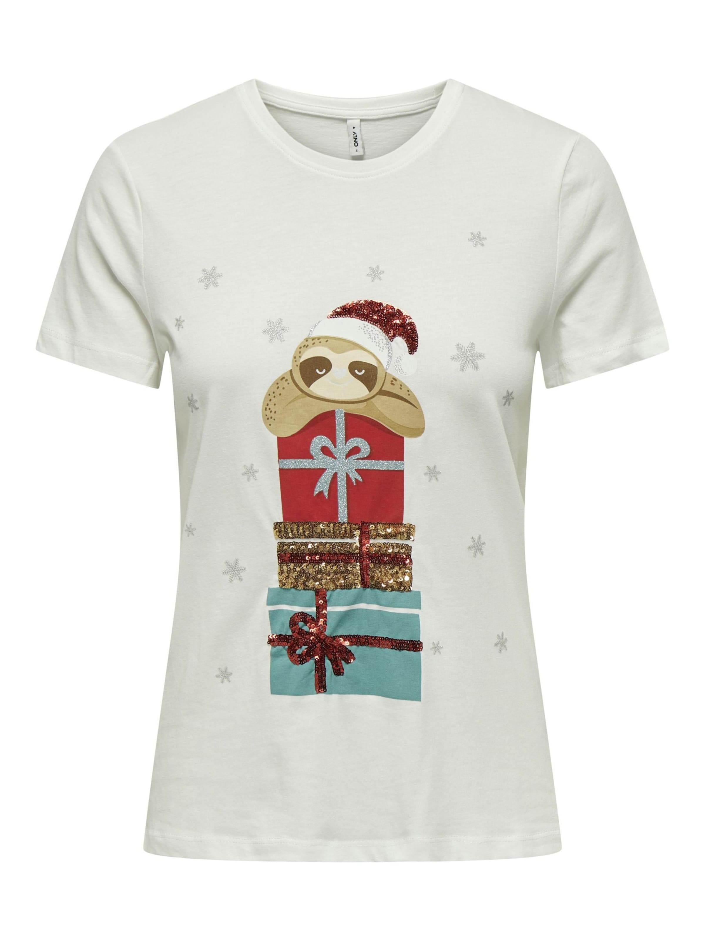 ONLY Shirt 'YRSA' in White: front