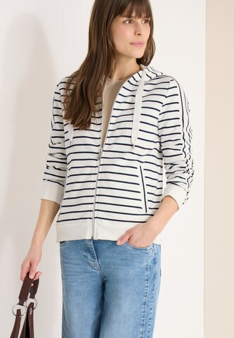 CECIL Sweatjacke in Beige: Vorderseite