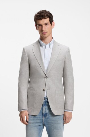 BOSS Slim Fit Sakko 'Hutson' in Grau: Vorderseite