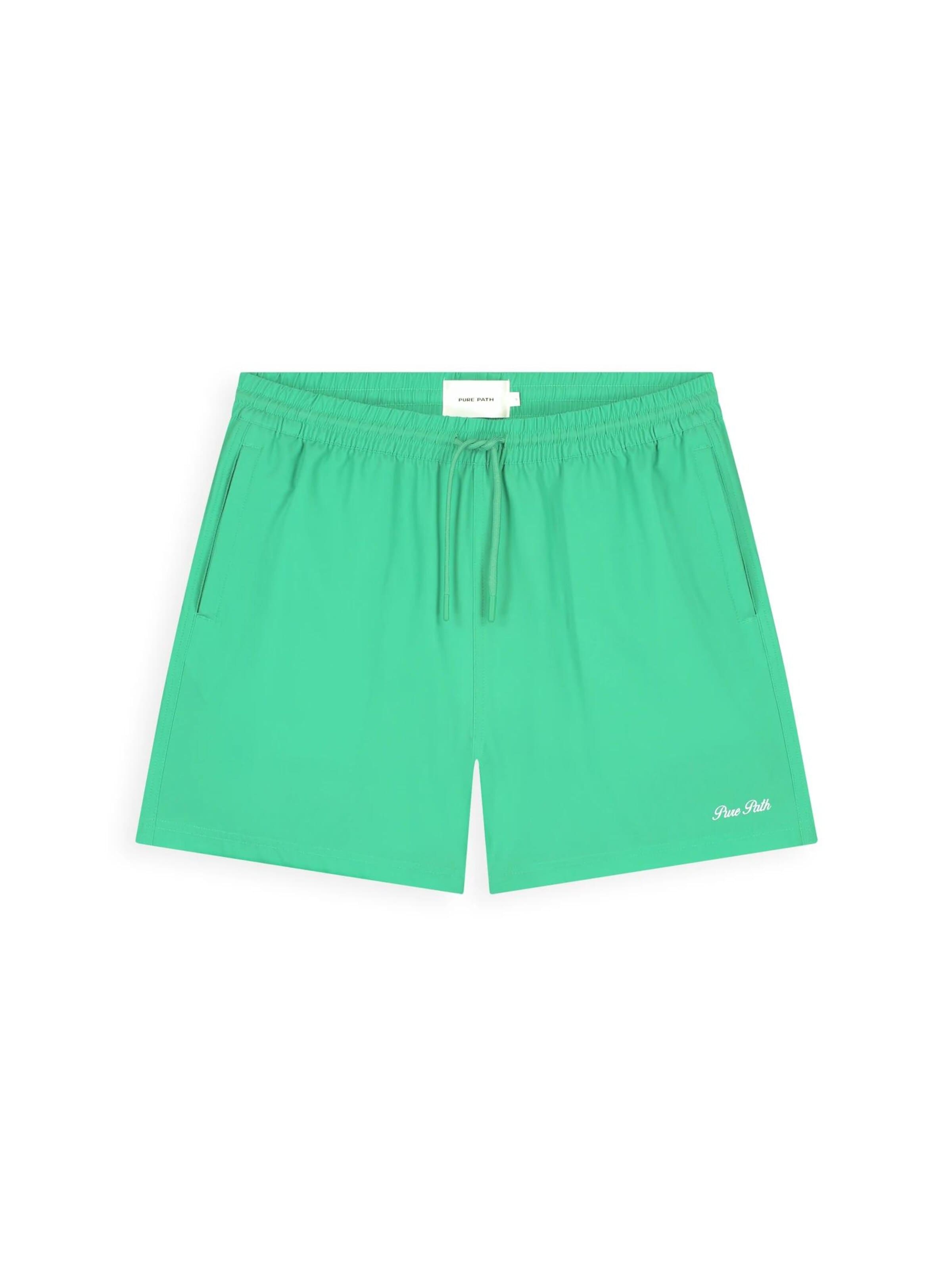 Pure Path Badeshorts‌ in Grün: Vorderseite