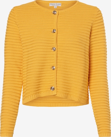 Marie Lund Knit Cardigan in Yellow: front
