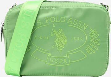 U.S. POLO ASSN. Taška přes rameno 'Springfield' – zelená