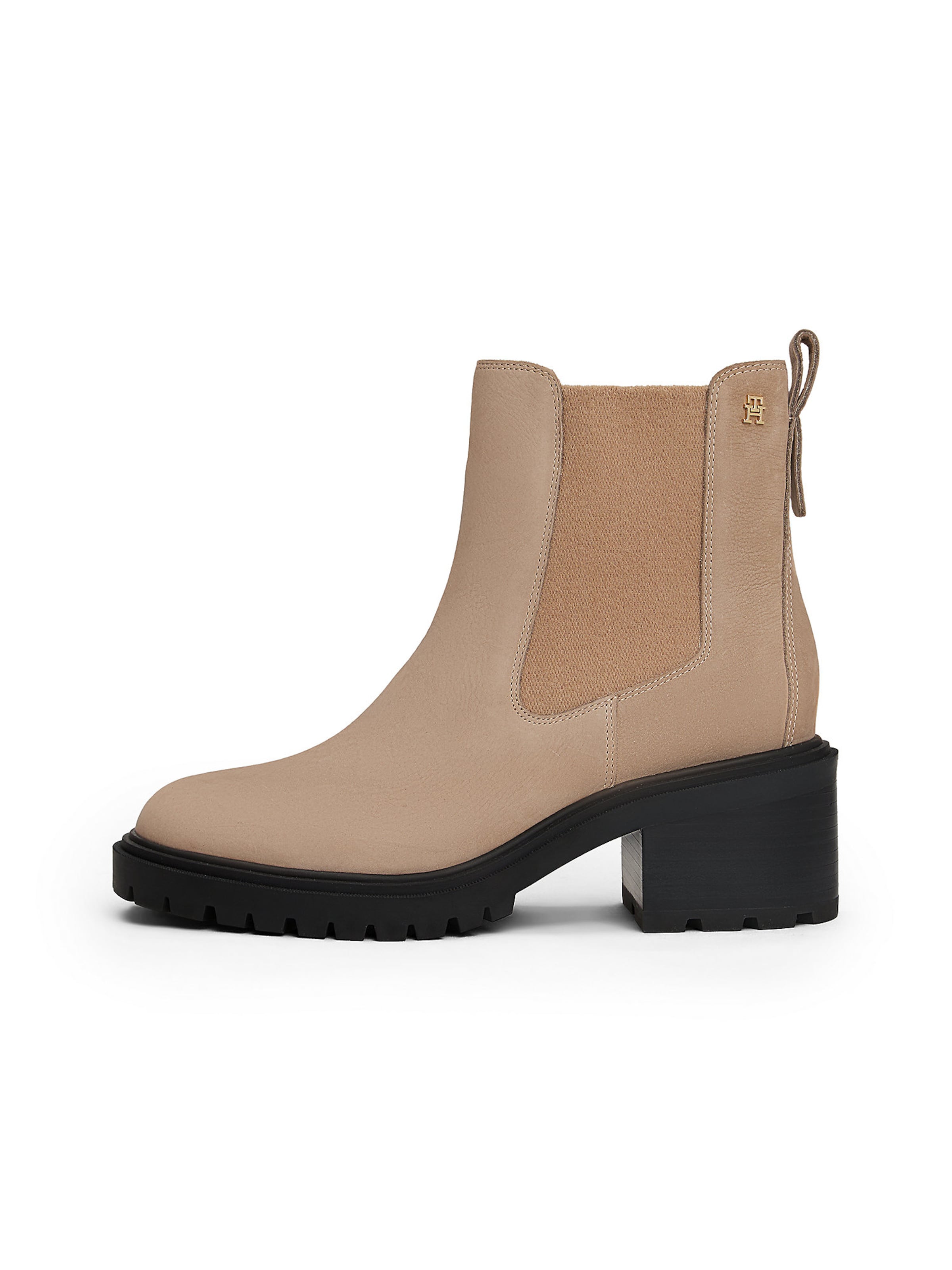 Chelsea Boots TOMMY HILFIGER en beige : devant