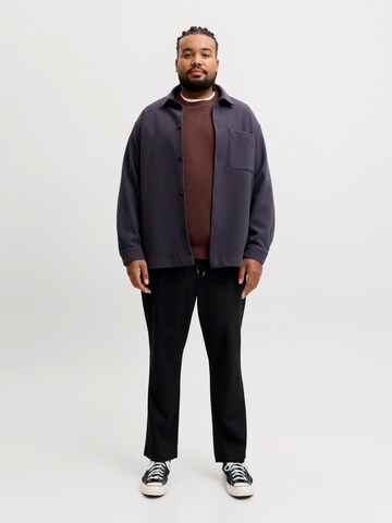 Jack & Jones Plus Sweatshirt 'JJEBRADLEY' in Bruin