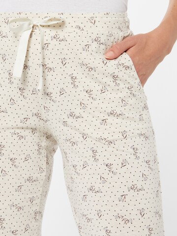 SCHIESSER Pyjamasbyxa i beige