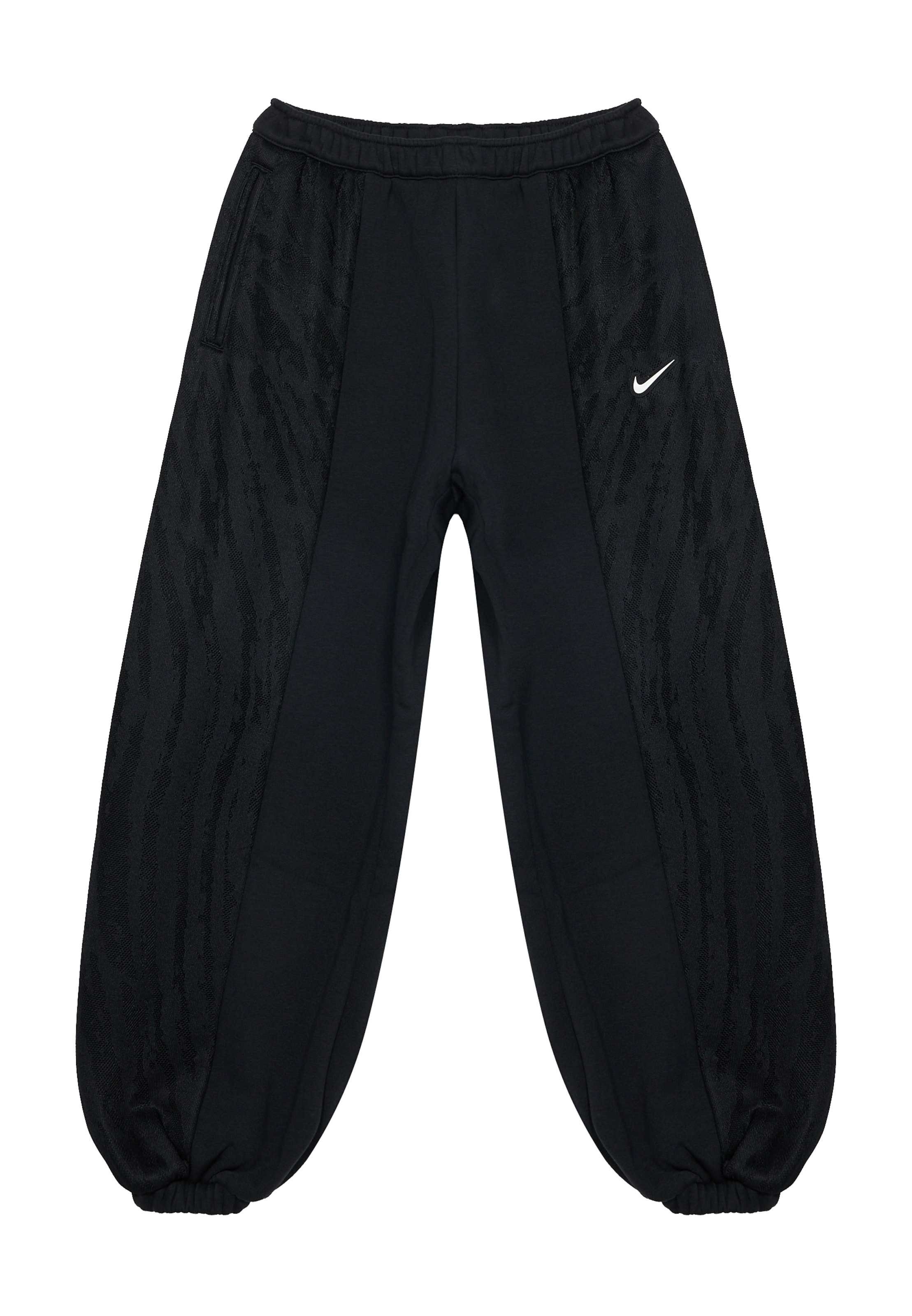 NIKE Loosefit Sportbroek in Zwart: voorkant