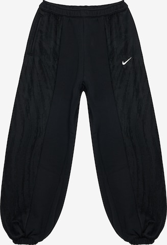 NIKE Loosefit Sportbyxa i svart: framsida