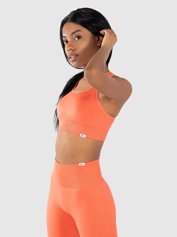 Smilodox Bralette Sports bra 'Aware' in Orange