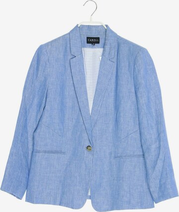 Caroll Leinen-Blazer L in Blau: predná strana