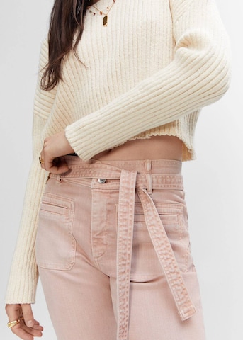 MANGO Regular Jeans 'Sasha' in Pink