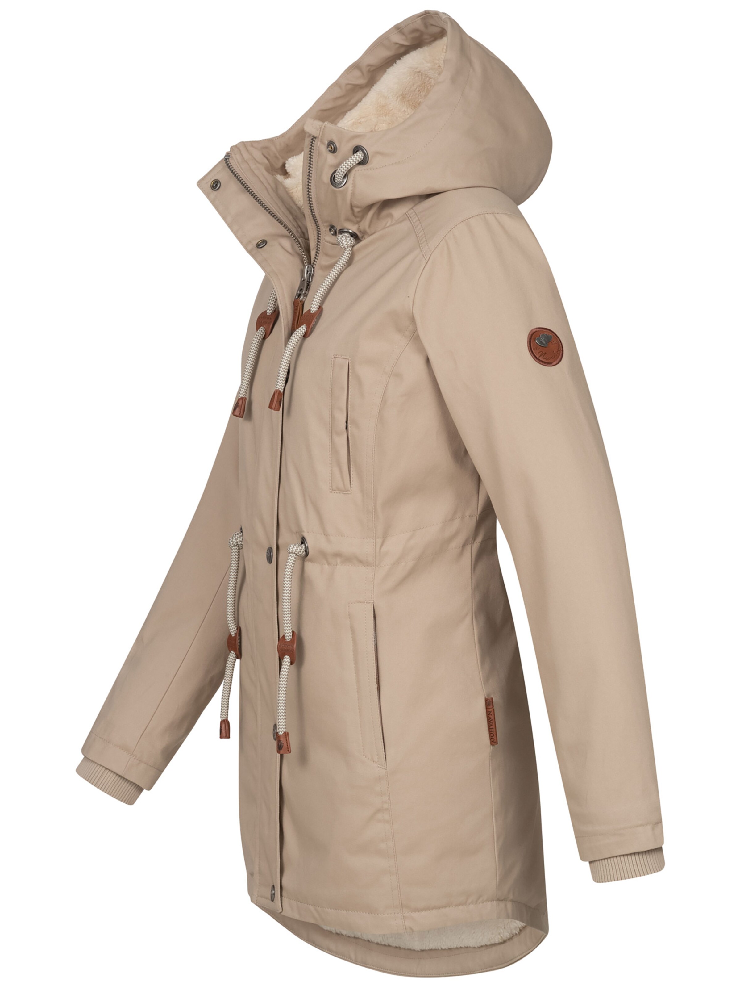NAVAHOO Winterparka 'Ireliaa' in Beige