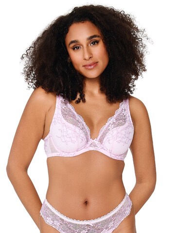 LingaDore Треугольник Бюстгальтер в Ярко-розовый: спереди