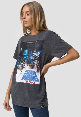 Recovered Shirt 'Star Wars International Poster' in Zwart