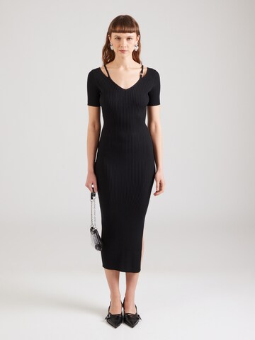Abito in maglia 'Shaty' di HUGO in nero: frontale