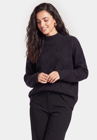 usha BLACK LABEL Trui in Zwart: voorkant