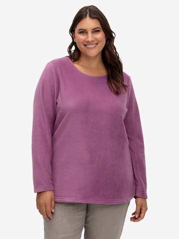 SHEEGO Sweatshirt in Purple: front