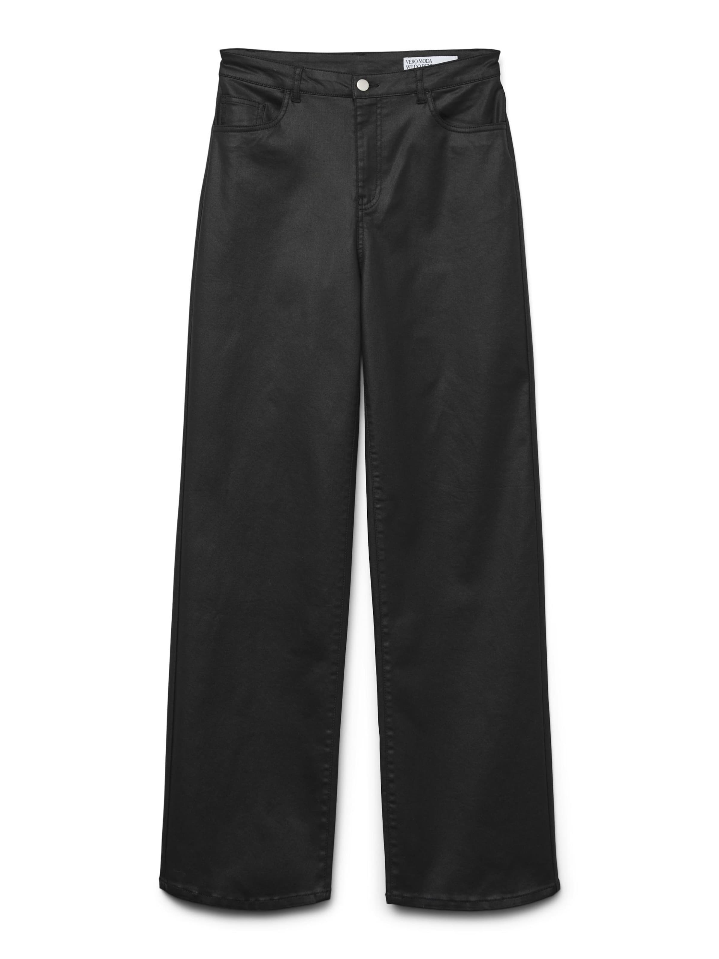 VERO MODA Regular Trousers 'Tessa' in Black: front