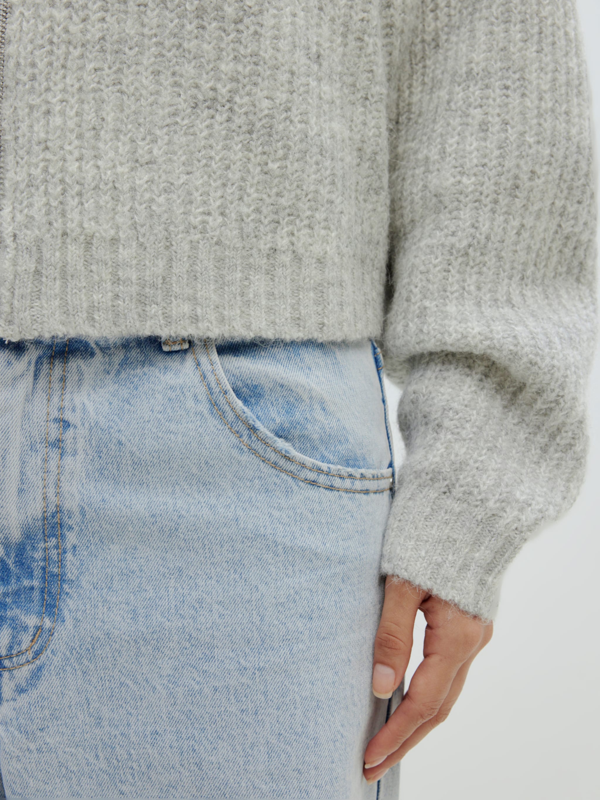 EDITED Produits Cardigan 'Rani' gris chiné