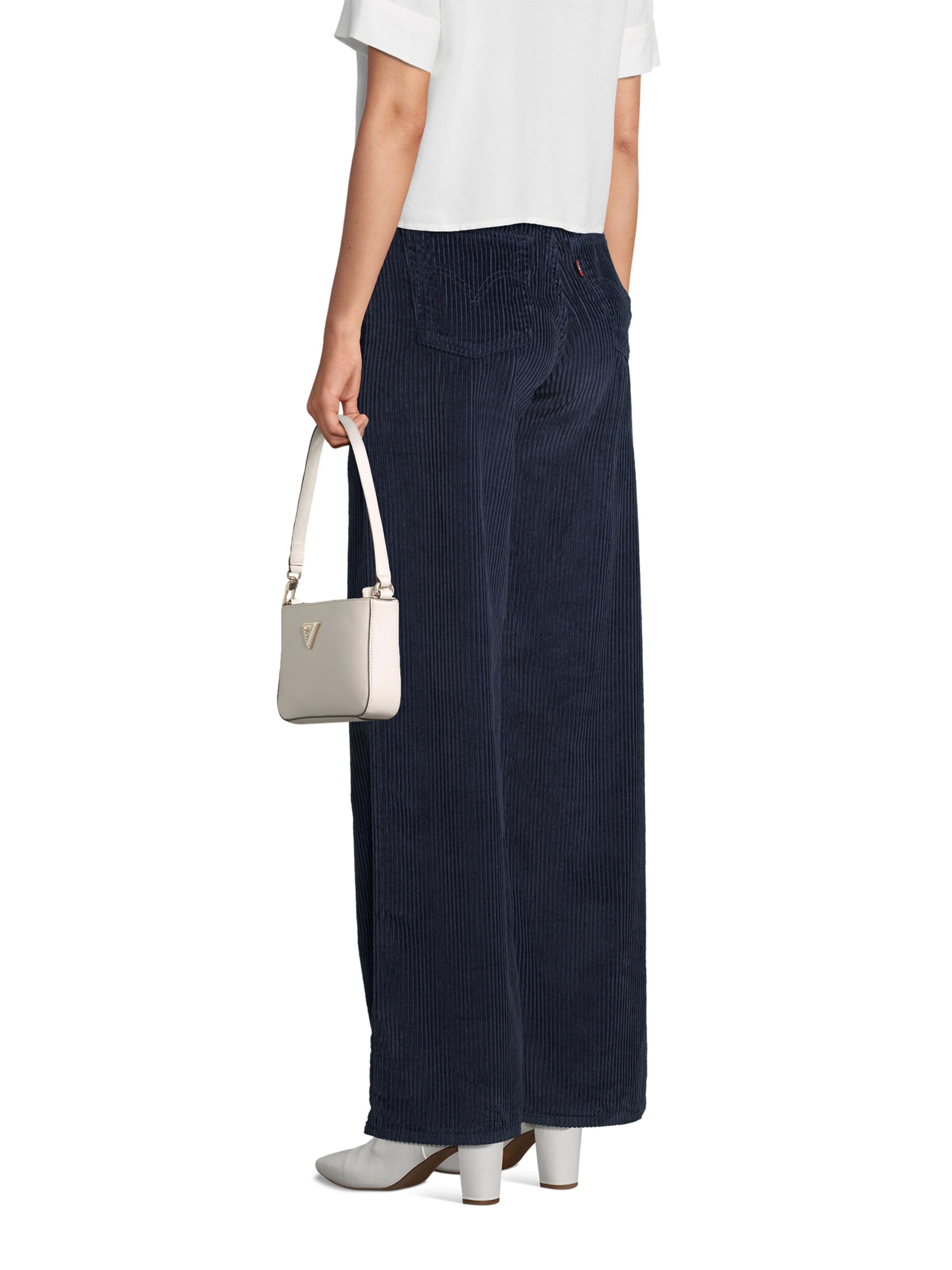 GUESS - Mala de ombro 'Noelle' em bege