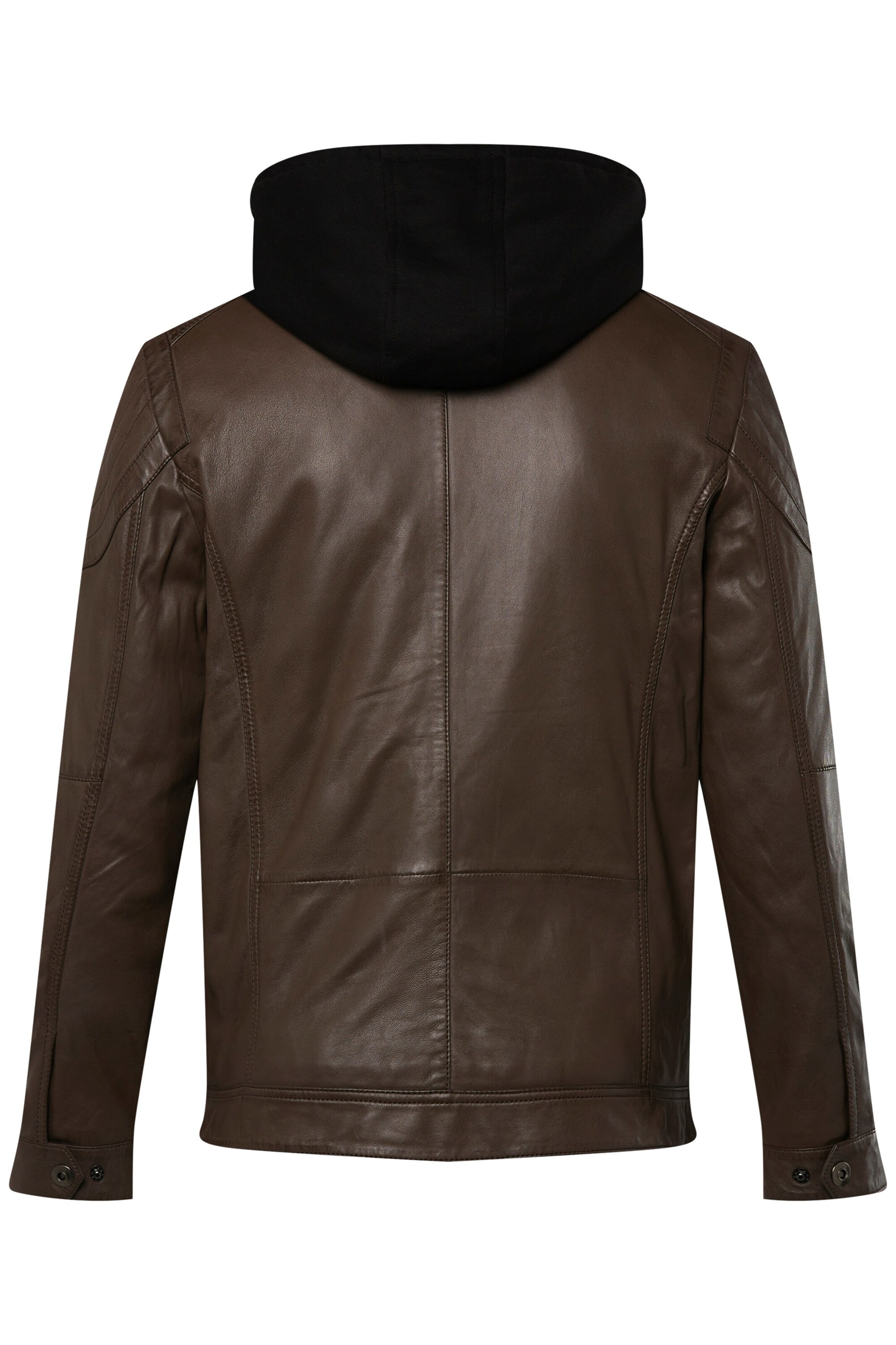 Men Plus Tussenjas in Bruin