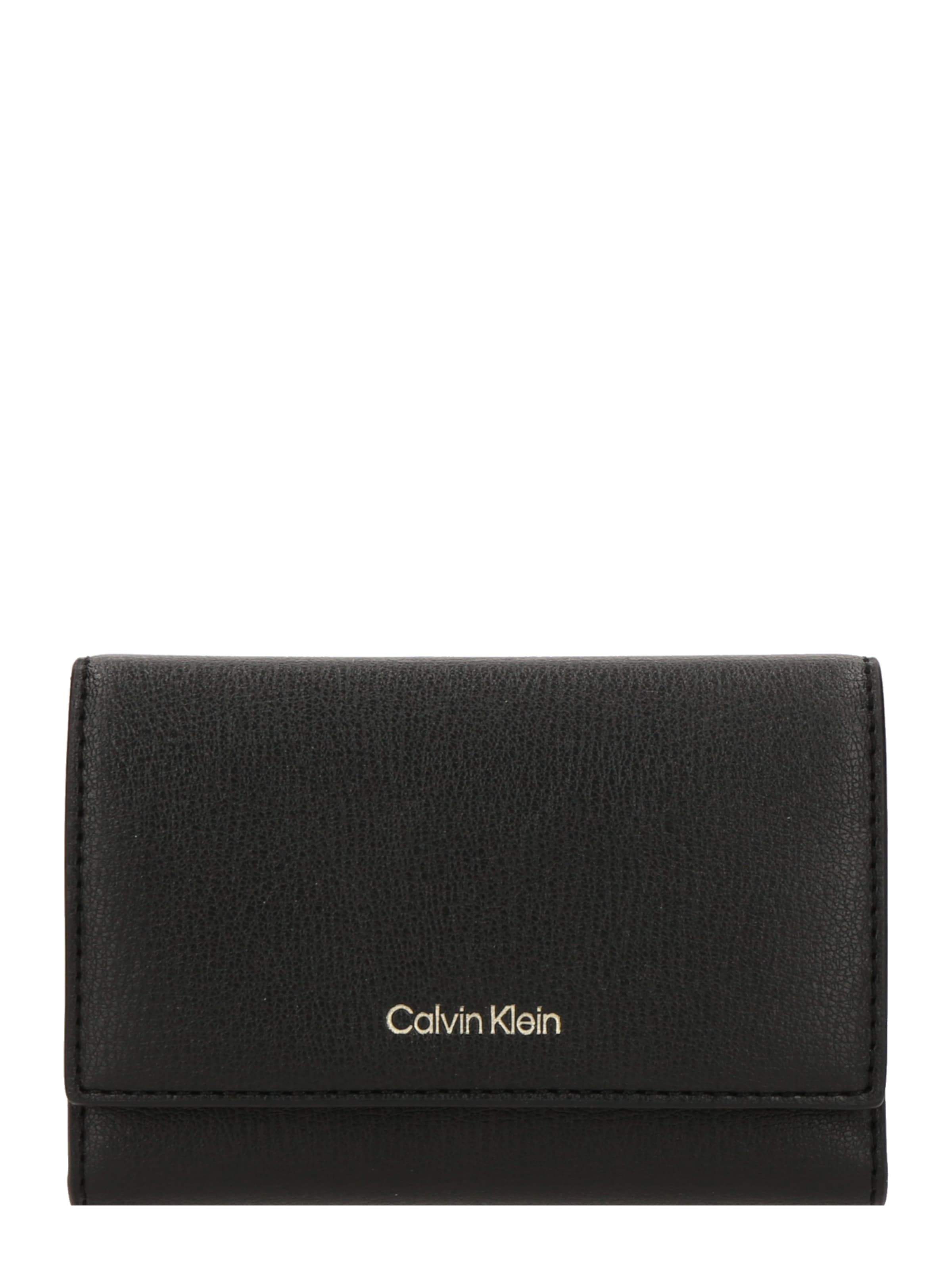 Calvin Klein Portemonnaie in Schwarz: Vorderseite