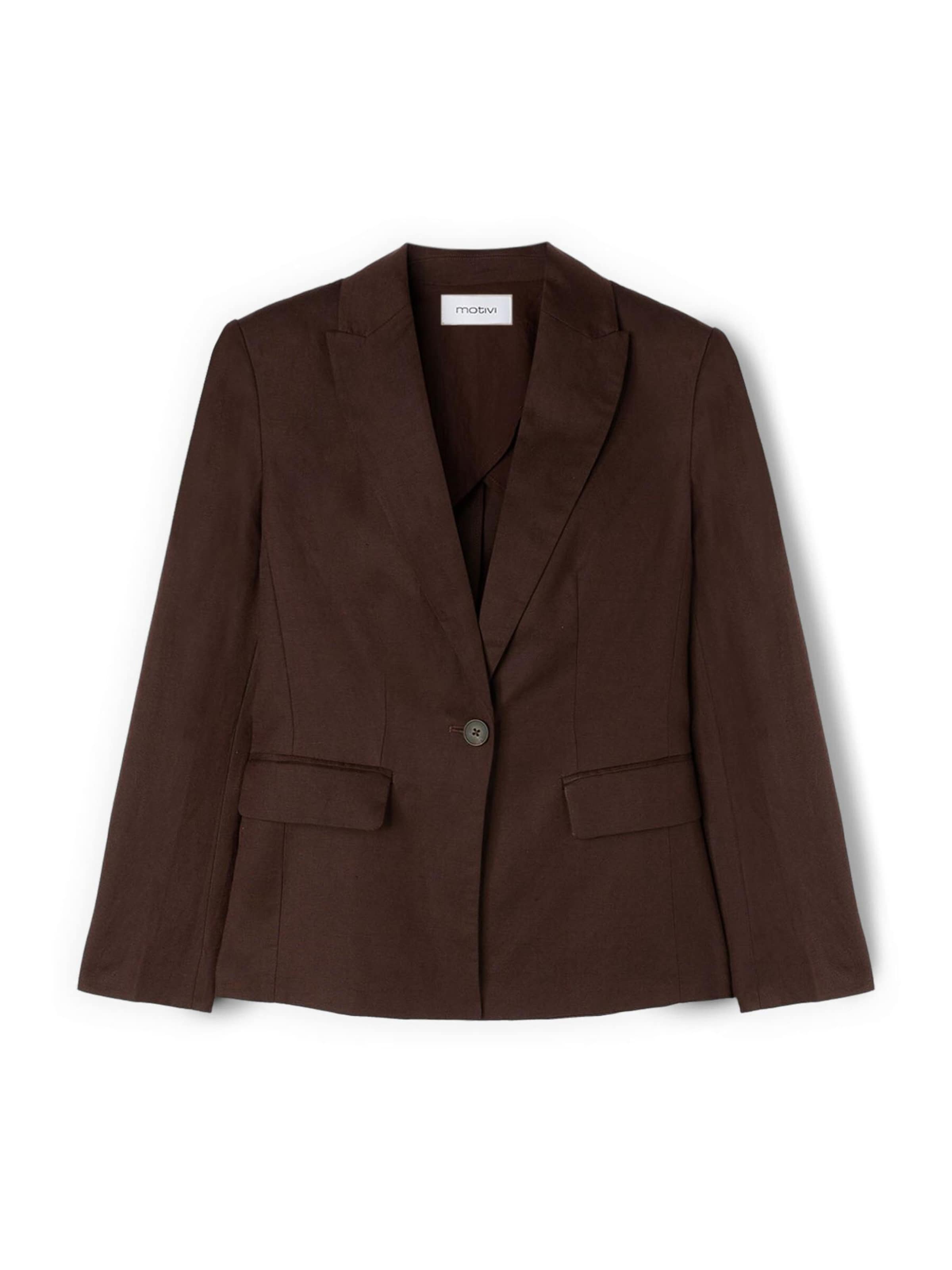Blazer MOTIVI en marron : devant
