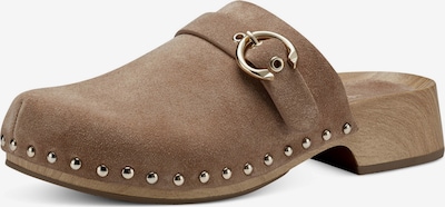 TAMARIS Clogs in de kleur Camel / Goud, Productweergave