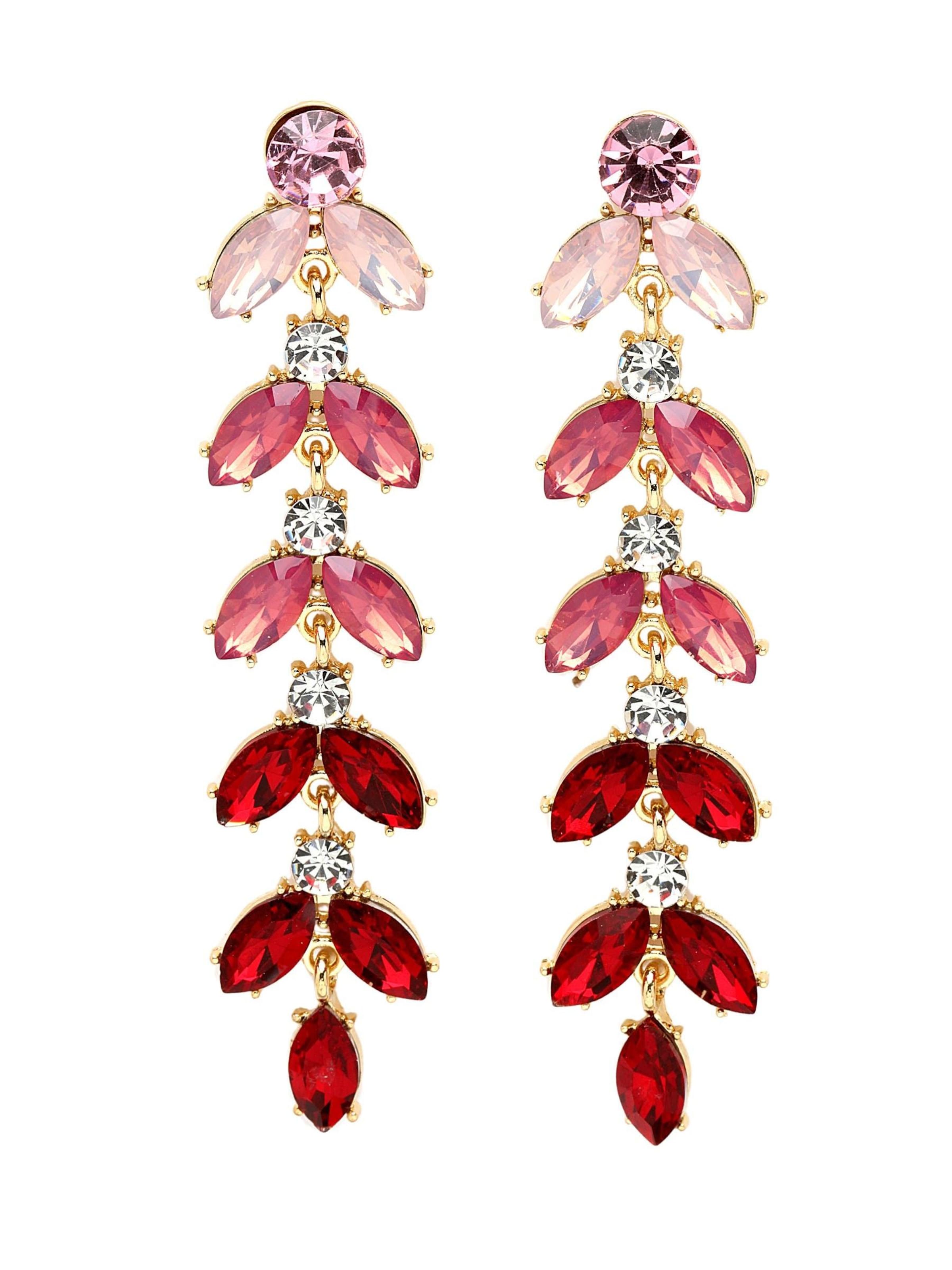AVANT-GARDE PARIS Earrings 'Nataliaa' in Red: front