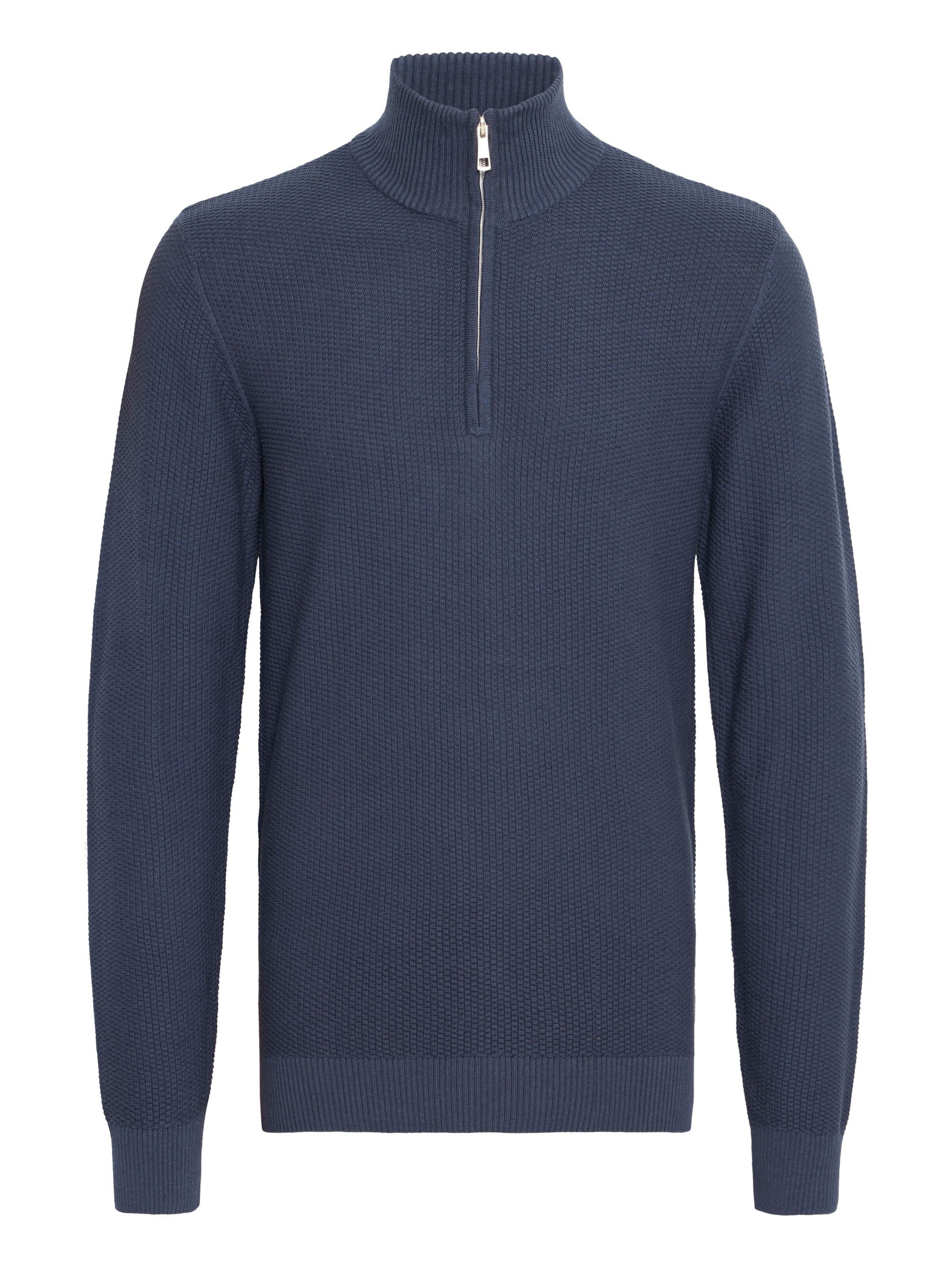 BLEND - Pullover 'Gomaza' em azul: frente