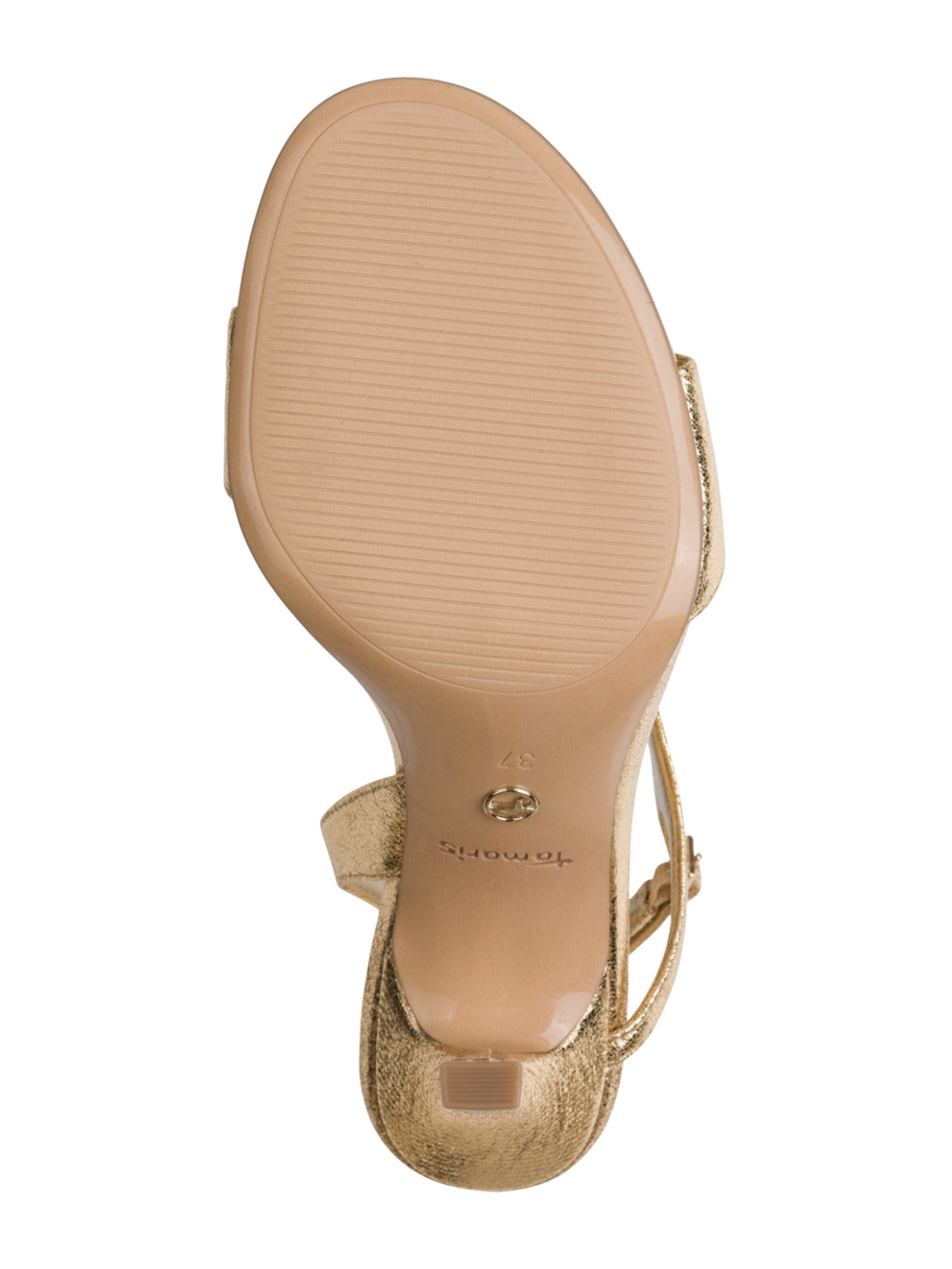 Sandales Tamaris en or