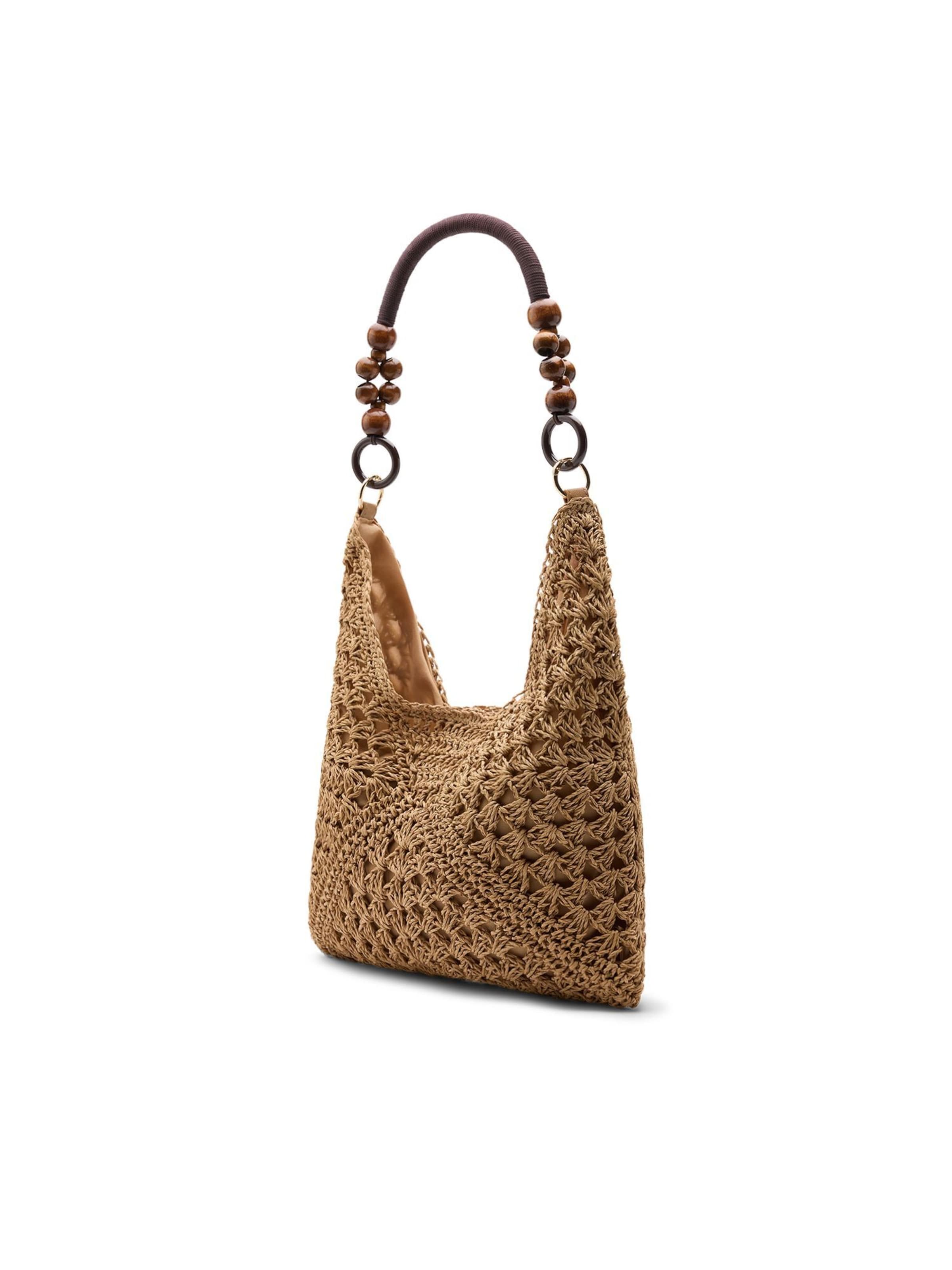 MANFIELD Shoulder Bag in Beige