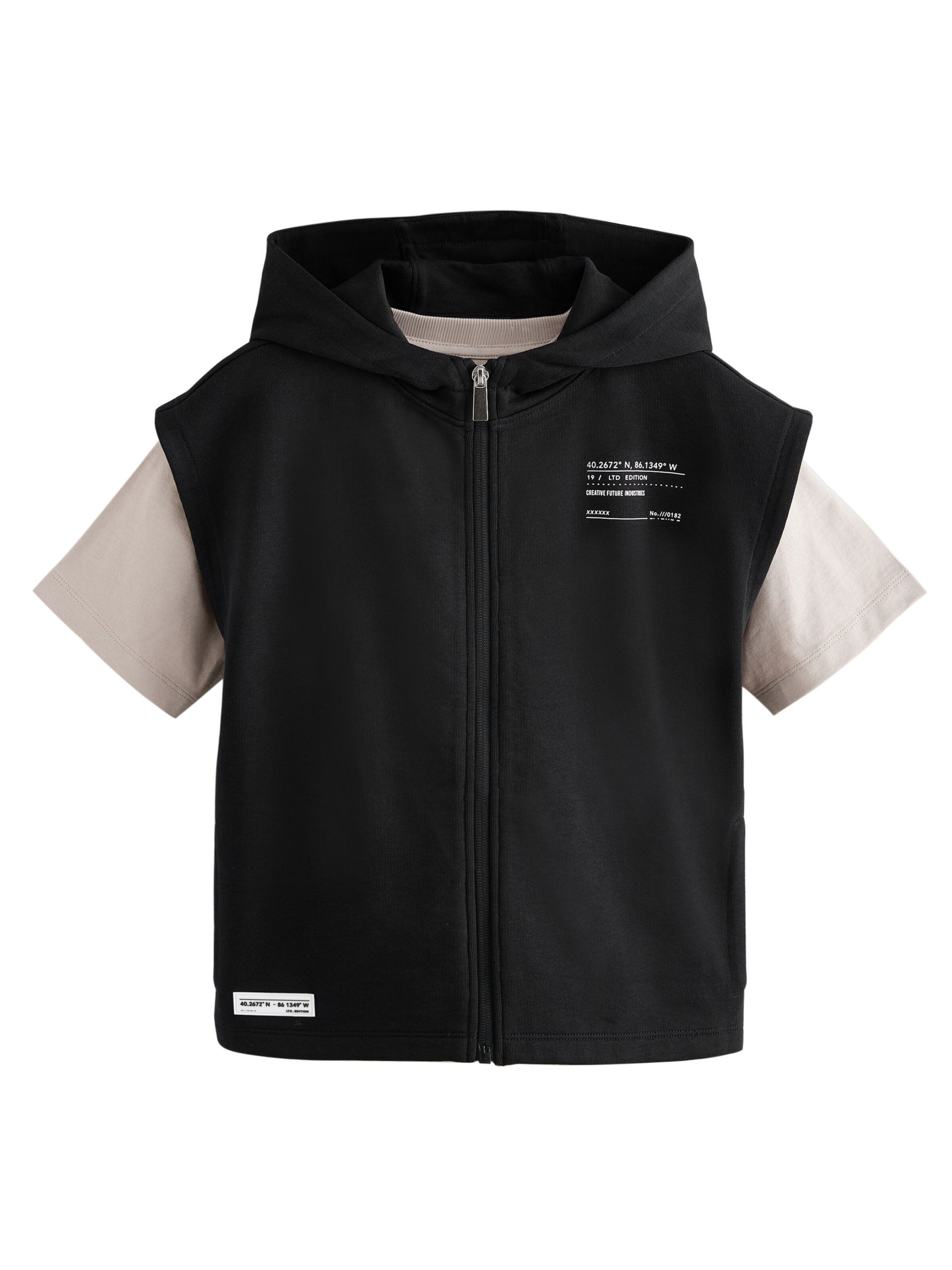 Set de la Next pe negru: față